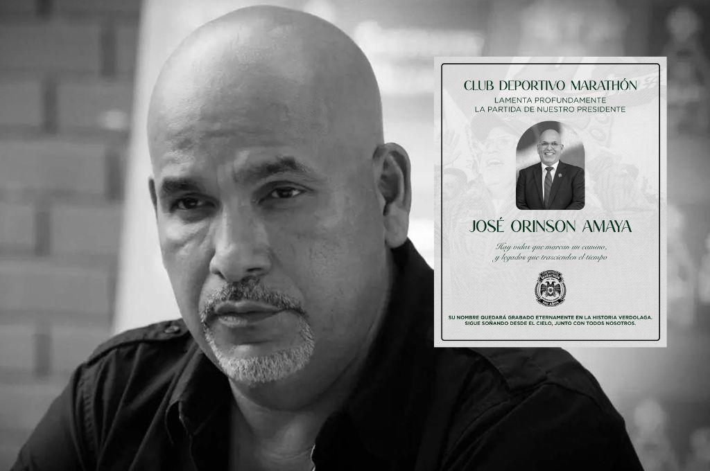 El desgarrador comunicado de Marathón tras el fallecimiento de su presidente Orinson Amaya: Hay vidas que marcan