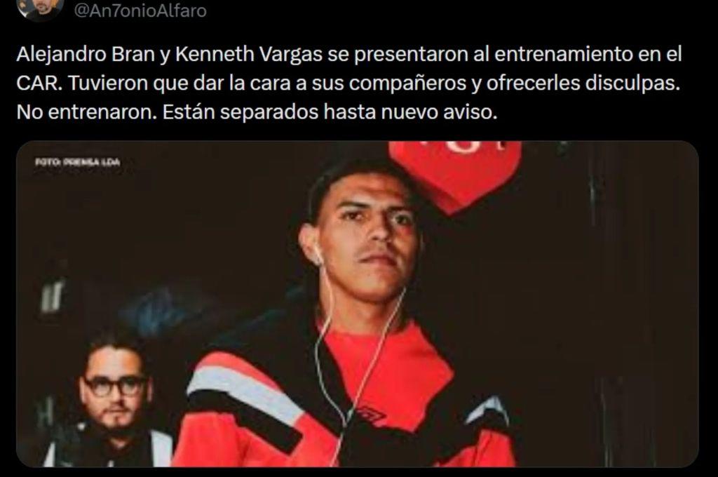 Cae otro jugador: el tremendo castigo que le puso Alajuelense a Alejandro Bran tras escándalo que sacudió a toda Costa Rica