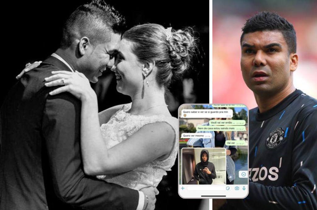 Casemiro y la exuberante modelo con la que habría sido infiel, revelan chat y la respuesta de su esposa Anna Marina