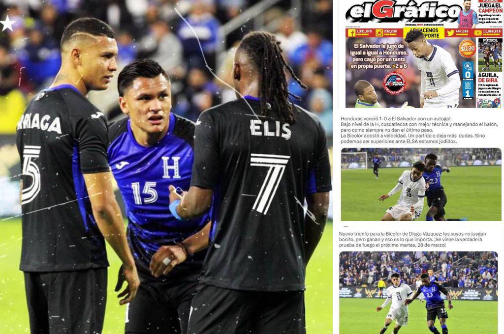 “Diego la tiene clara”, “Son hijos y así morirán”: La reacción de la prensa tras la victoria de Honduras sobre El Salvador