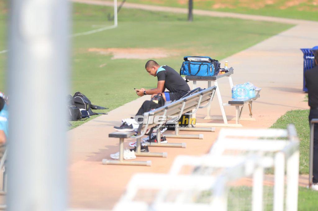 La charla de Diego con futbolista y la admiración de “Chelito” a Pinto: el último entrenamiento de Honduras antes de enfrentar a Haití
