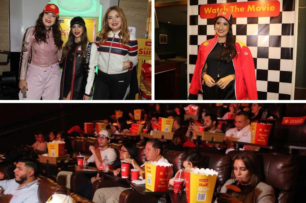 Shell celebró con tremendas sorpresas y regalos para sus invitados especiales en el estreno de la película F1