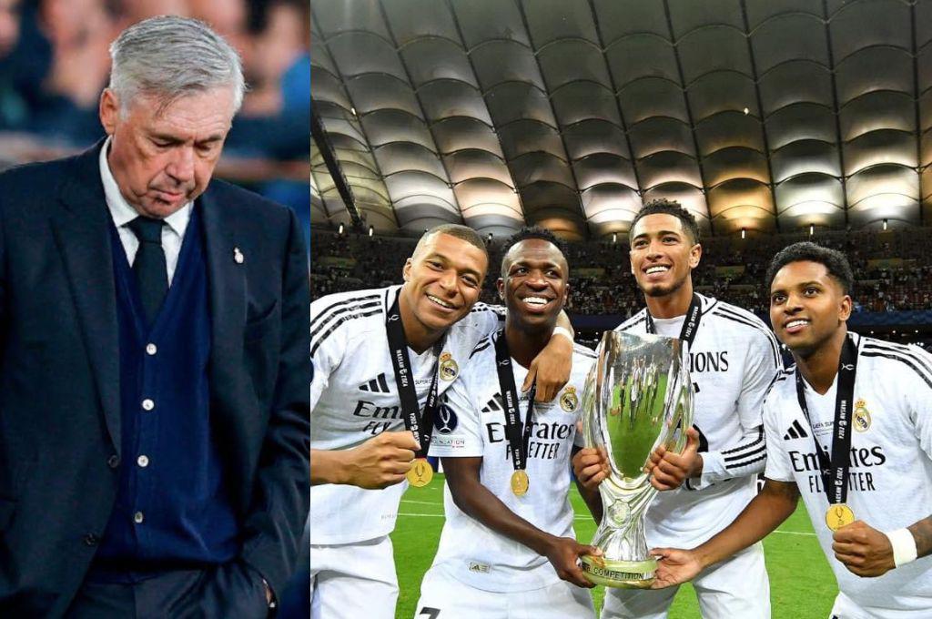 Duro golpe para Ancelotti: Se lesionó en el entreno y se perderá varios partidos con el Real Madrid ¿Cuándo volverá?