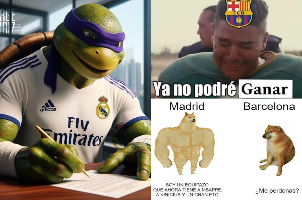 Real Madrid fichó a Kylian Mbappé y Barcelona es destrozado con memes ¡El temor es inevitable!