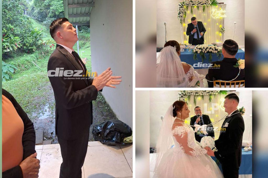 Francisco “Chelito” Martínez sorprende y se casó antes del partido de vuelta del repechaje ante Olancho FC