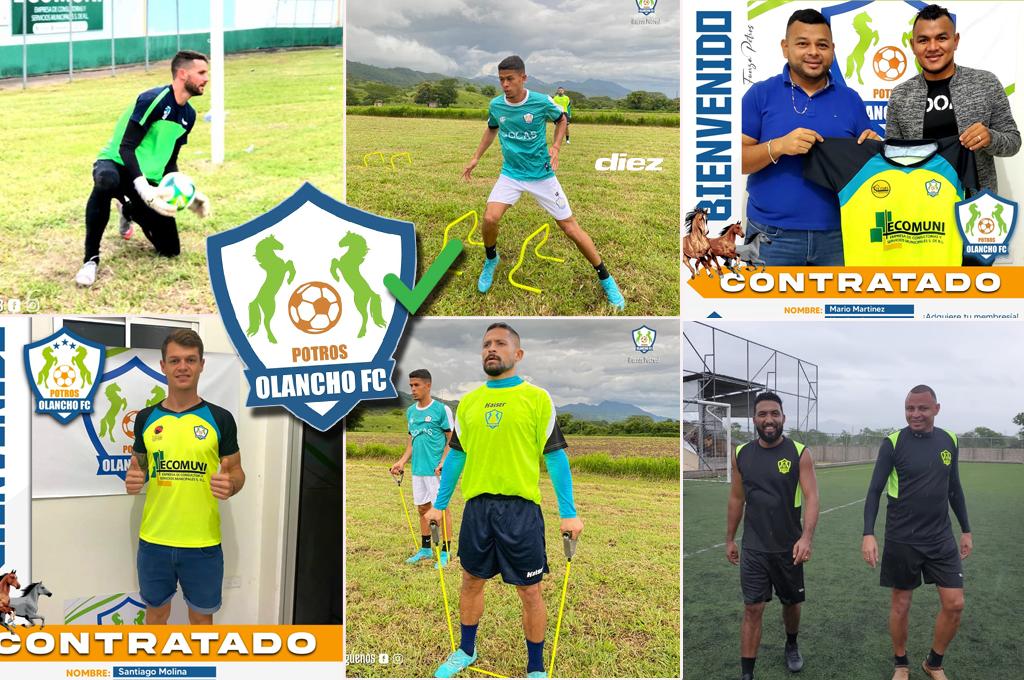 ¡Van por el título! Los 10 grandes fichajes de los Potros de Olancho para el Apertura 2022; están armando un equipazo