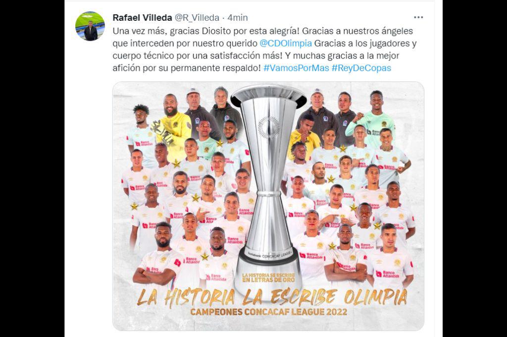 ¡Buenos días bicampeones! Abrazados a la Liga Concacaf durmieron y se levantaron los jugadores del Olimpia