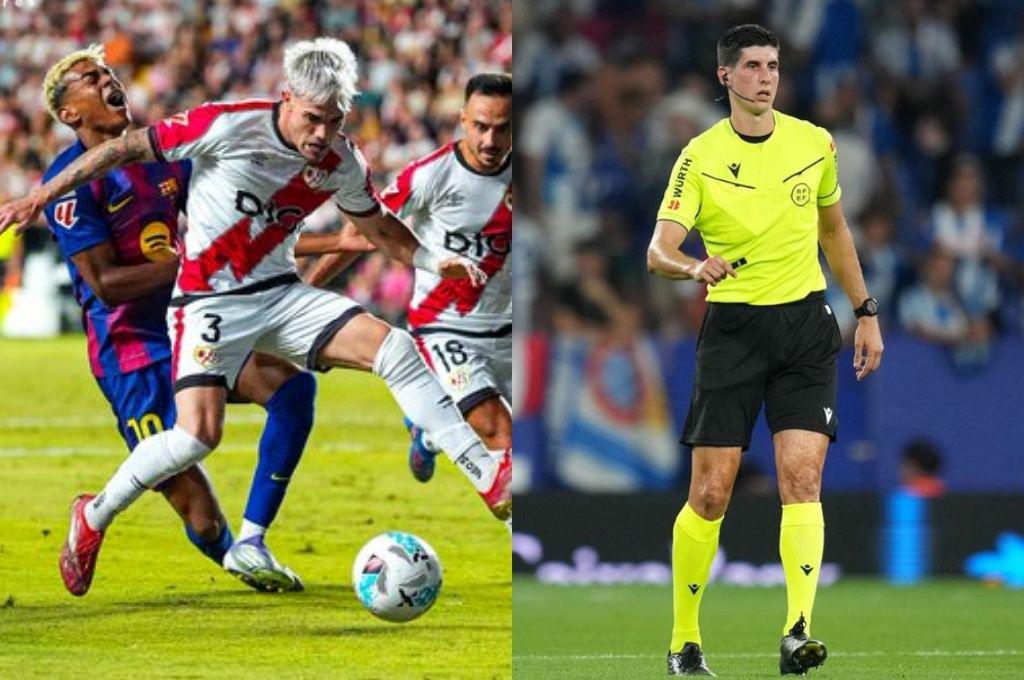 Árbitro del Barcelona vs Rayo Vallecano acepta que no era penal el de Lamine Yamal: Me ha dicho que asume su error...