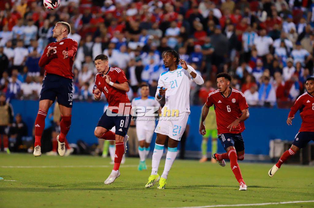 Muchos aplazados y pocos a destacar: El uno a uno de la Selección de Honduras en la derrota ante Costa Rica