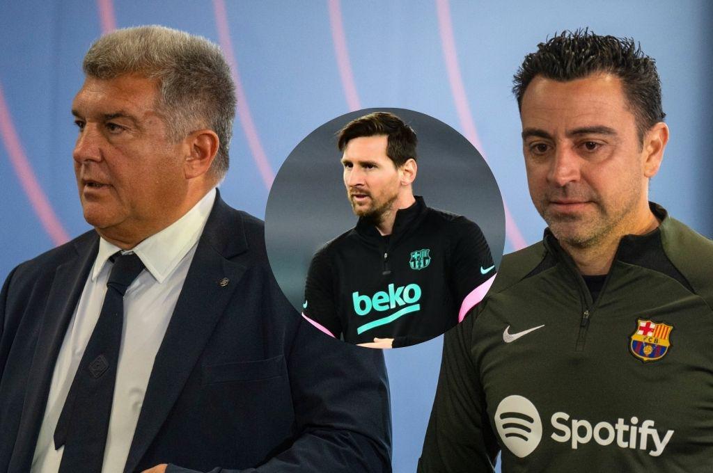 Laporta deja dura respuesta a Xavi y revela lo que nadie imaginó de Messi en Barcelona: Entiendo que esté dolido