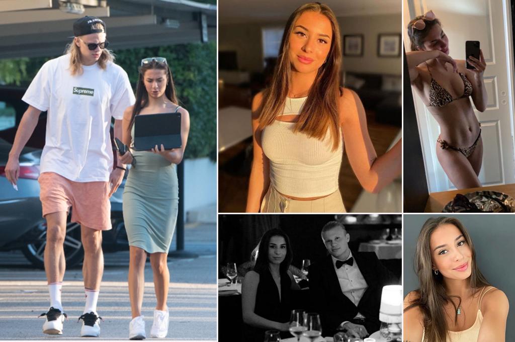 Haaland está enamorado: así es la preciosa futbolista que conquistó al noruego y la pasan juntos en España