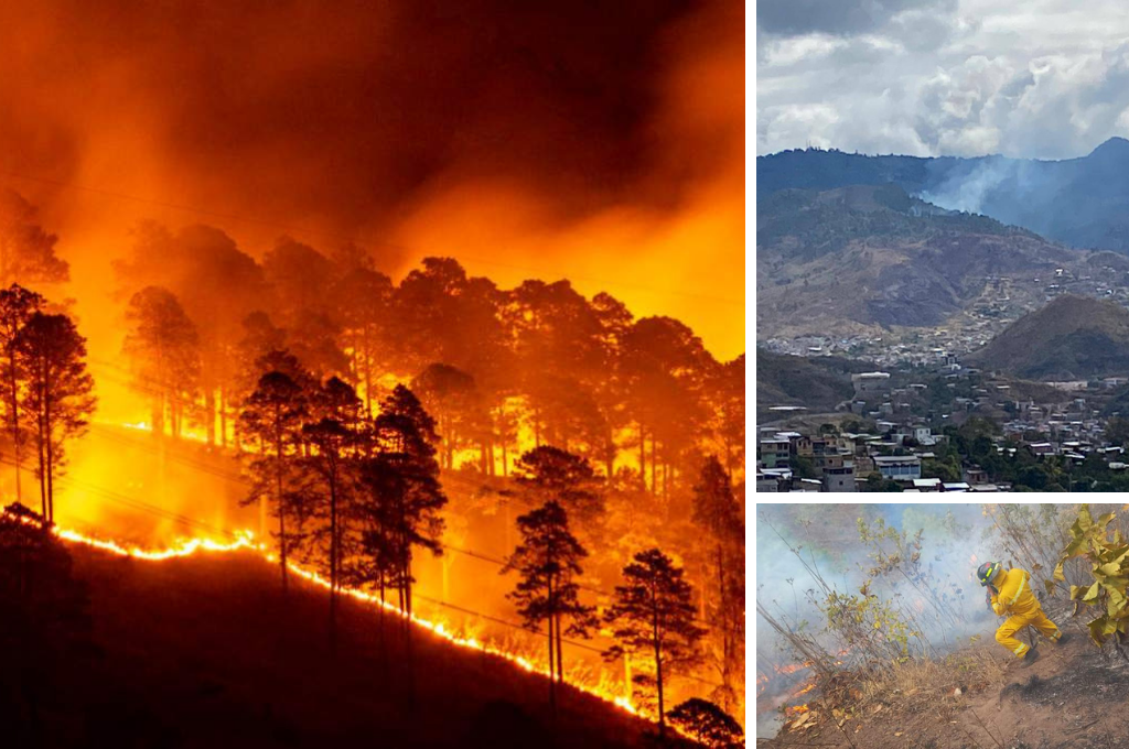 ¡Continúa activo! Así es el voraz incendio que no ha podido detenerse en las montañas de Santa Lucia