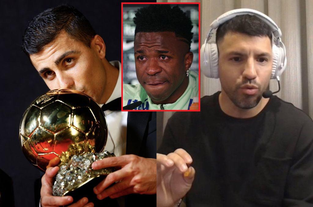 Kun Agüero raja duro contra el Real Madrid tras el “robo” a Vinicius en el Balón de Oro: “Se creen...”