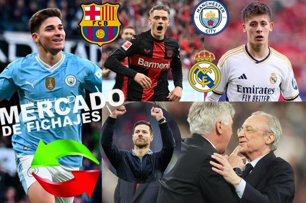 La figura del Leverkusen que “sueña” jugar en el Barcelona, la nueva adquisición de Ancelotti y Julián Álvarez revela su futuro