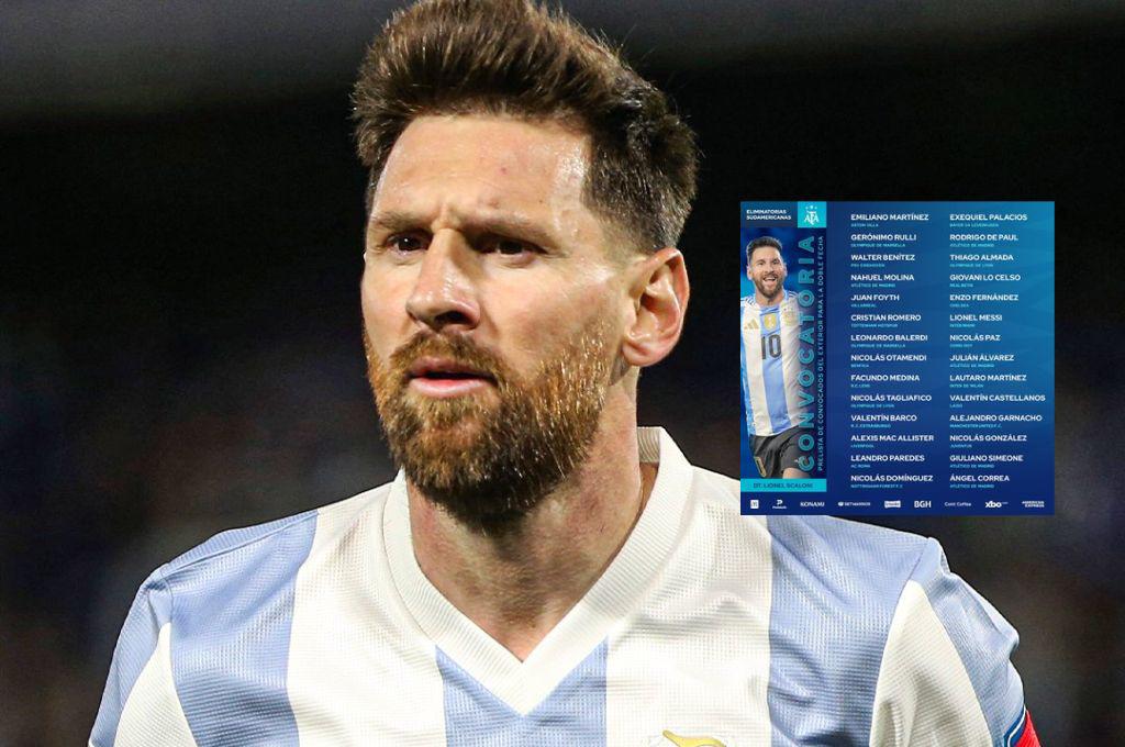 Messi regresa y las grandes novedades: la convocatoria que lanzó Argentina para las Eliminatorias