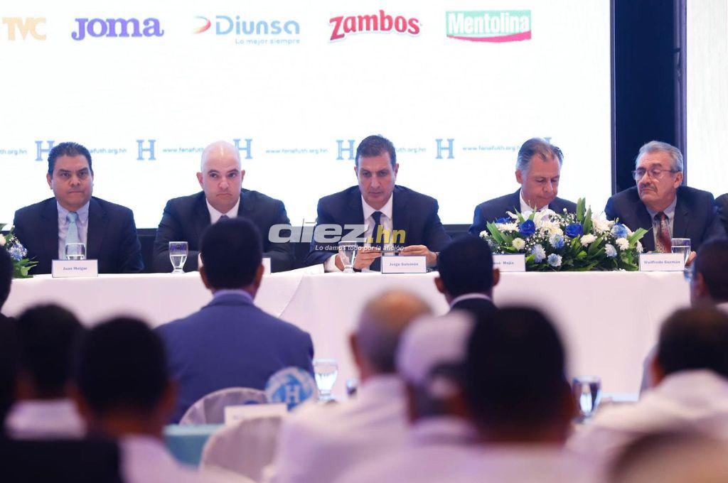 Las imágenes del XX Congreso Extraordinario de Fenafuth; Jorge Salomón hasta 2027, Diego Vázquez y Salvador Nasralla, presentes