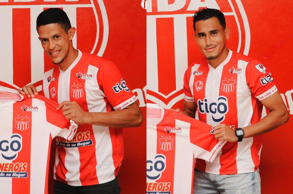 El Vida confirma los fichajes para el Clausura-2023 de los volantes ex Motagua, Jessé Moncada y Óscar García
