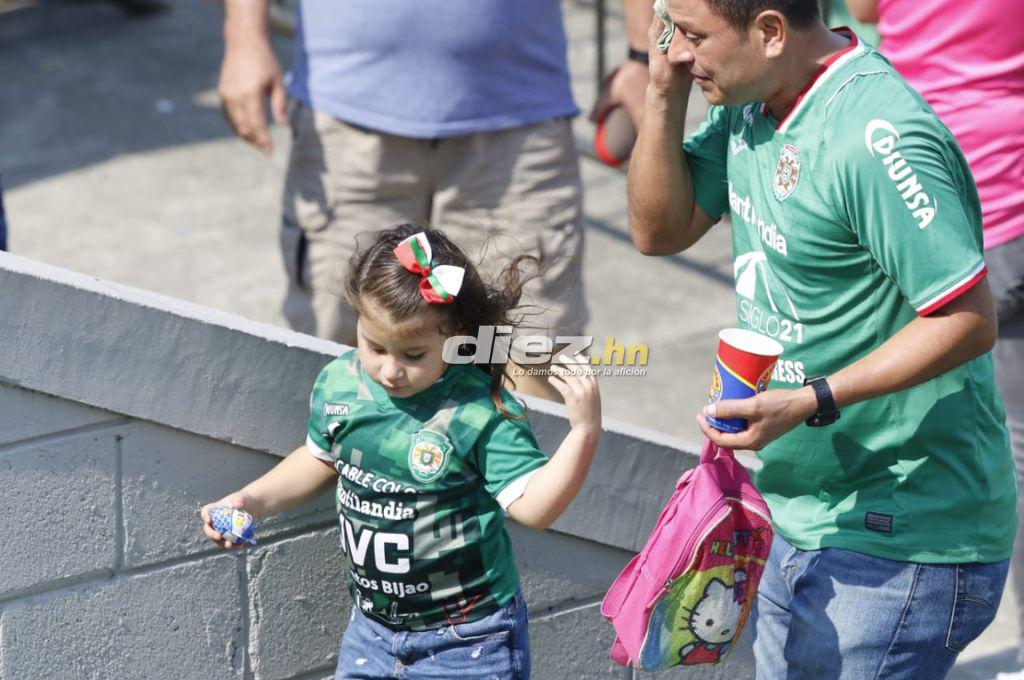 El ambiente en el Yankel por el clásico Marathón-Real España; las bellas mujeres que deslumbran en las graderías