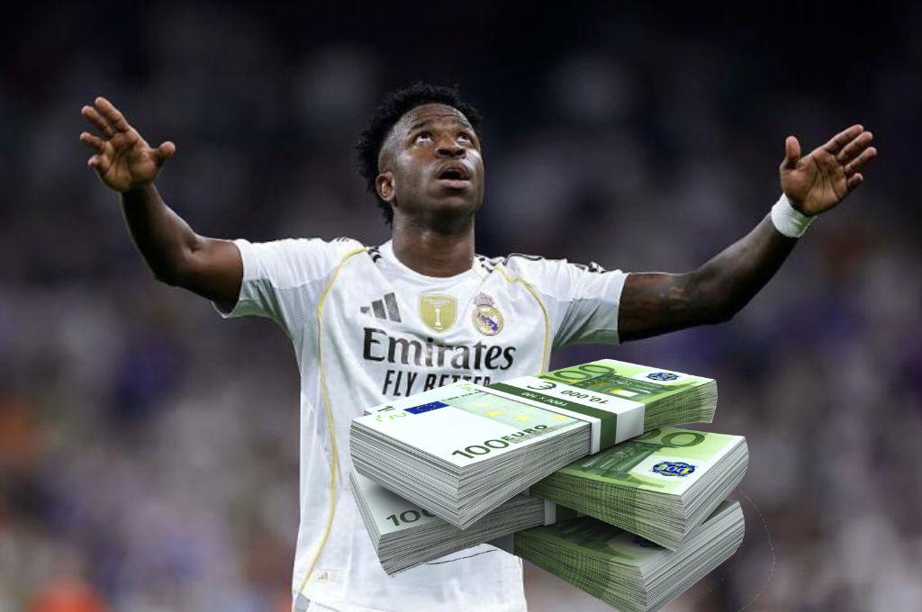 Club se ganó la lotería por 468 millones y sorprende a Real Madrid con Vinicius: Si está a disgusto, lo compramos