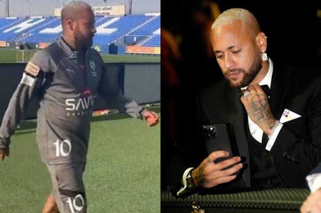 Neymar volvió a entrenar con el Al Hilal de Arabia y todos hablan de lo mismo: “Se convirtió en mi tío Paco de 58 años”