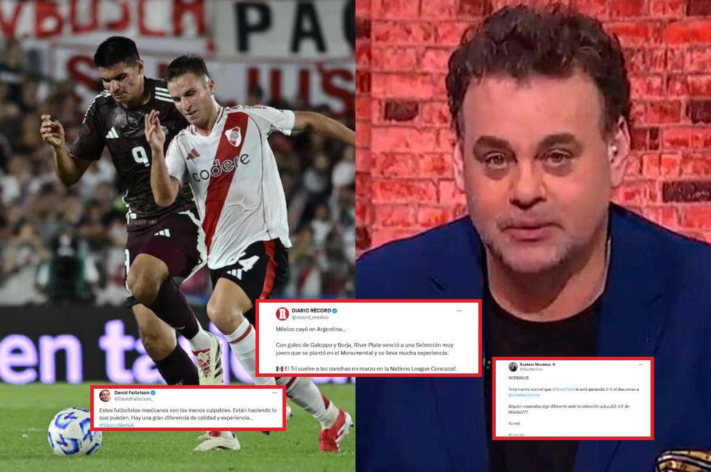 La sorpresiva reacción de Faitelson y la prensa azteca a la caída de México ante River Plate: “estos futbolistas son...”