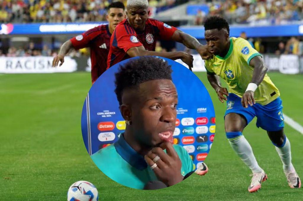 La queja de Vinicius a la Copa América y envía elogio a Costa Rica: “La calidad que vemos en la Eurocopa es diferente”