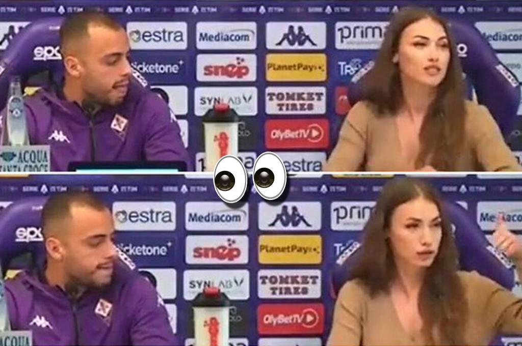 Lo dejó alucinando: así es la jefa de prensa de la Fiorentina que vivió un polémico episodio con futbolista