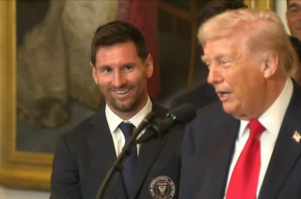Trump se mete a la polémica y revela quién es el mejor jugador de la historia enfrente de Messi: No debería decir esto, pero...