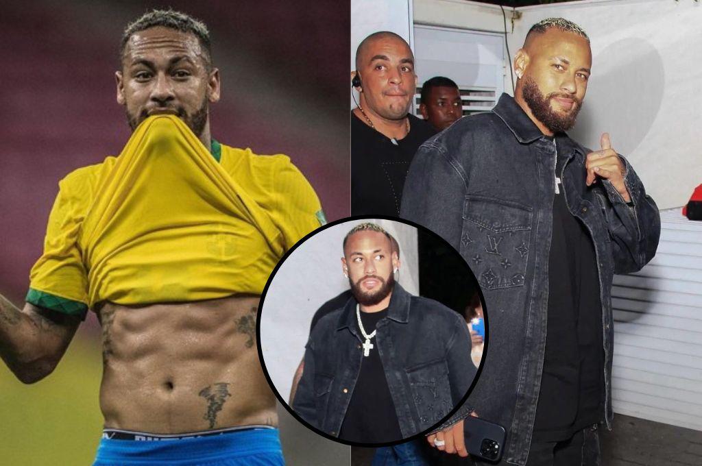 El terrible cambio físico de Neymar y la otra figura de la selección de Brasil que también es tildado de gordo