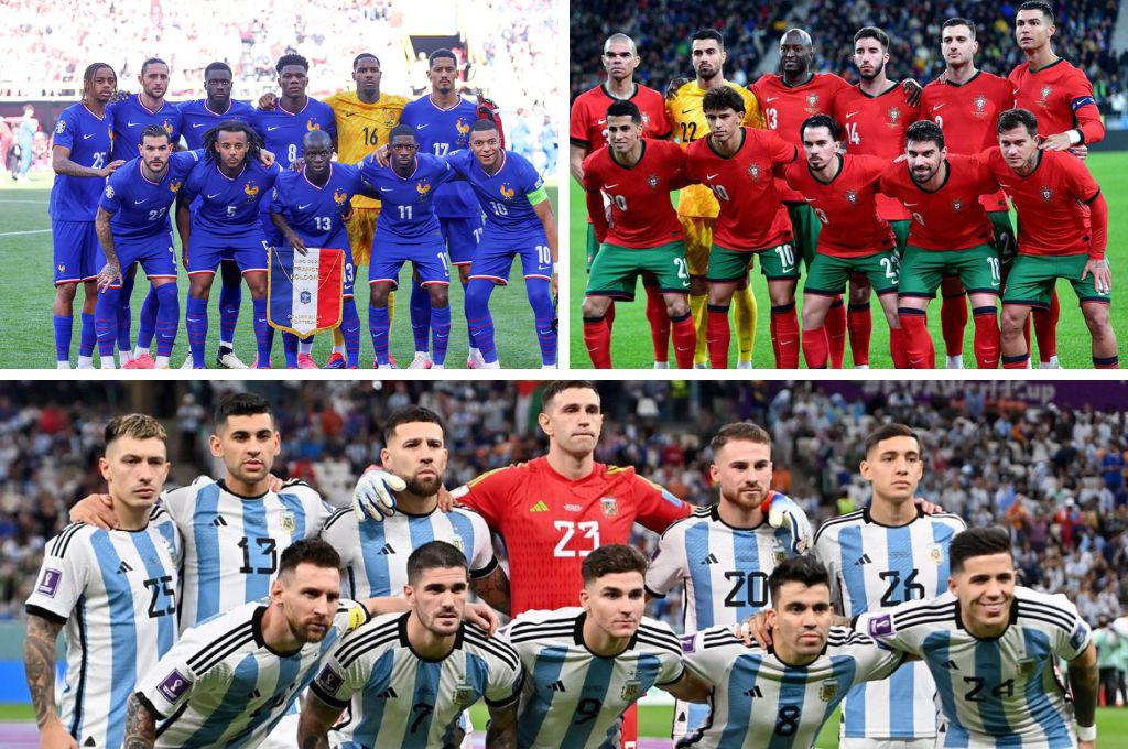 Ranking FIFA: Argentina con Messi no prestan el trono, Colombia se desploma y Ronaldo escala con Portugal