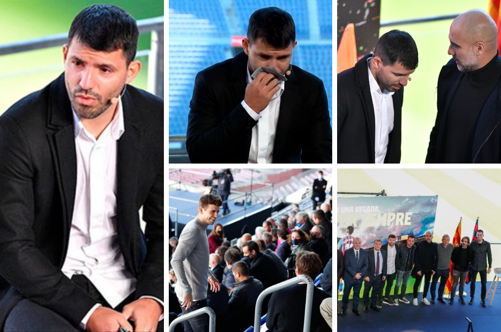 Su enorme recuerdo con Messi y recibió cariño de Pep Guardiola: Así fue el adiós definitivo del “Kun” Agüero al fútbol