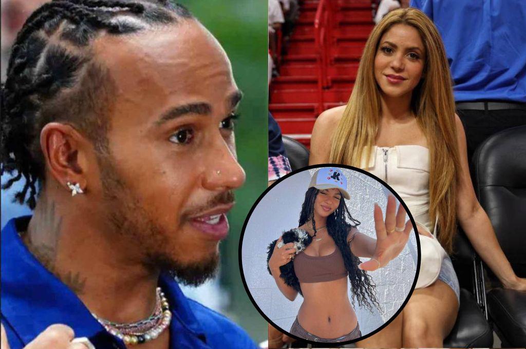 La sexy modelo brasileña que amenaza con dejar a Shakira sin Lewis Hamilton: “El piloto está jugando a las dos bandas”