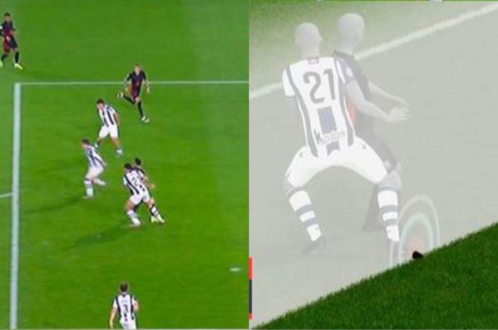 Sale a luz nueva imagen donde evidencian que Lewandowski no estaba en fuera de juego en el Barcelona-Real Sociedad