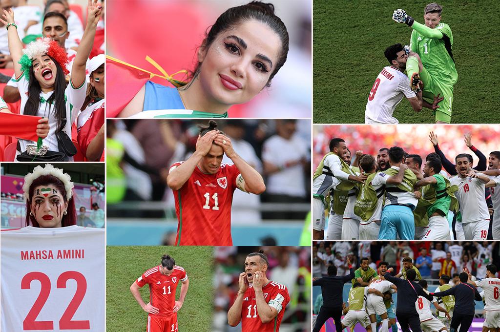 Rodillazo a la cara: así fue la primera expulsión del Mundial, la frustración de Bale y la locura de Irán tras derrotar a Gales