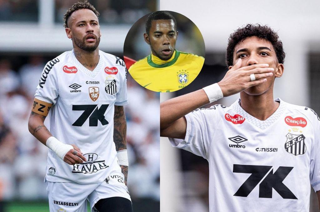 El reprochable motivo por el que Neymar le dio una cachetada al hijo de Robinho y la decisión del Santos antes del Mundial
