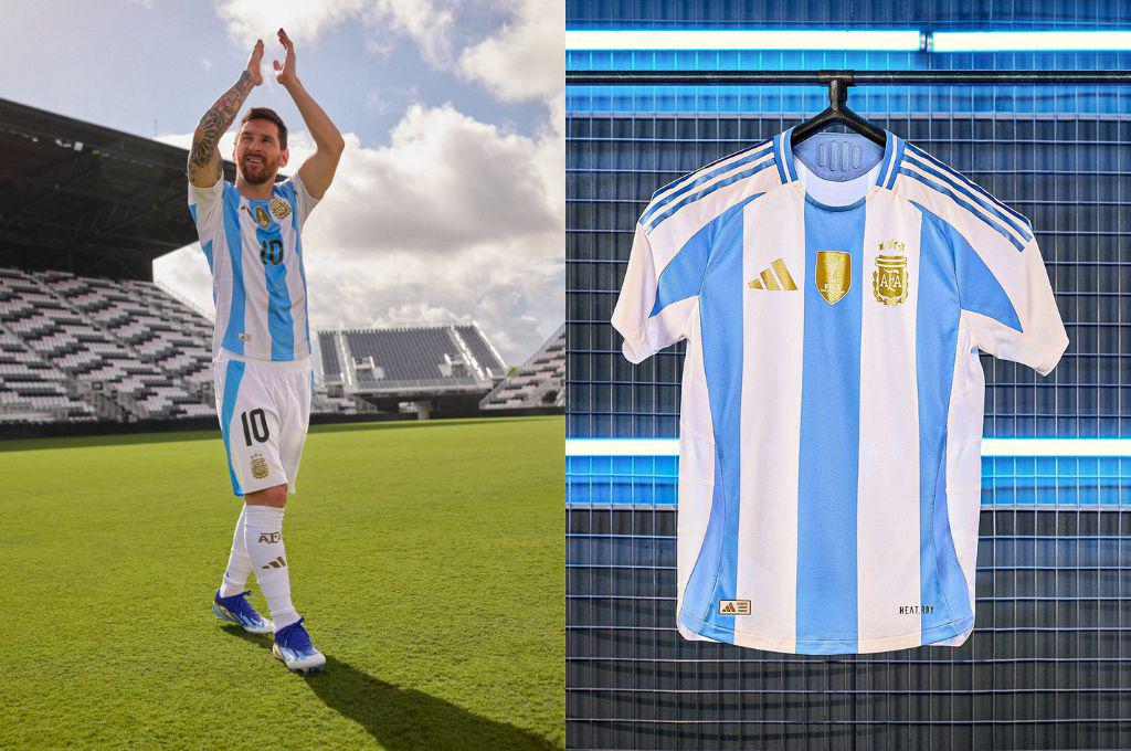 Cambio de dorsal y qué precio tiene la de Messi: Así son las dos nuevas camisas de la selección Argentina para la Copa América
