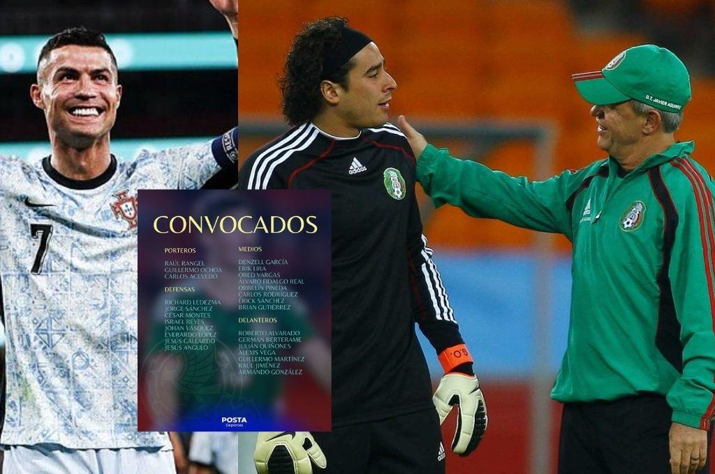 Tres sorpresas y el que regresa para jugar su sexto Mundial: los convocados de México para enfrentar a Portugal y Bélgica