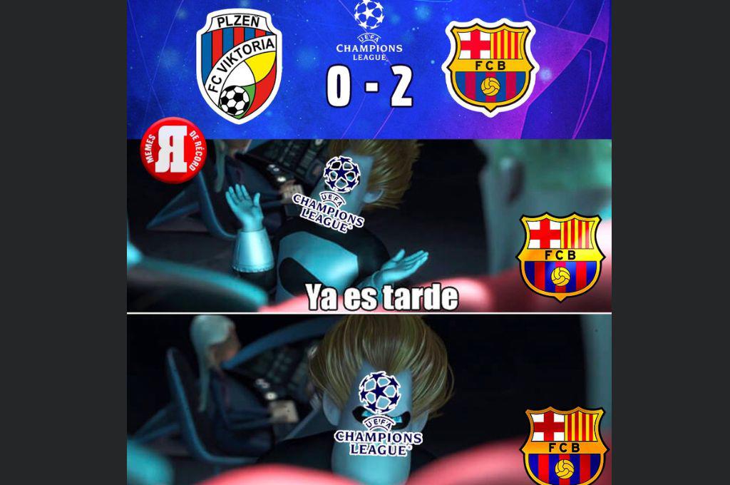 Los memes más divertidos sobre el Barcelona a la Europa League y la eliminación del Atlético de Madrid de torneos europeos