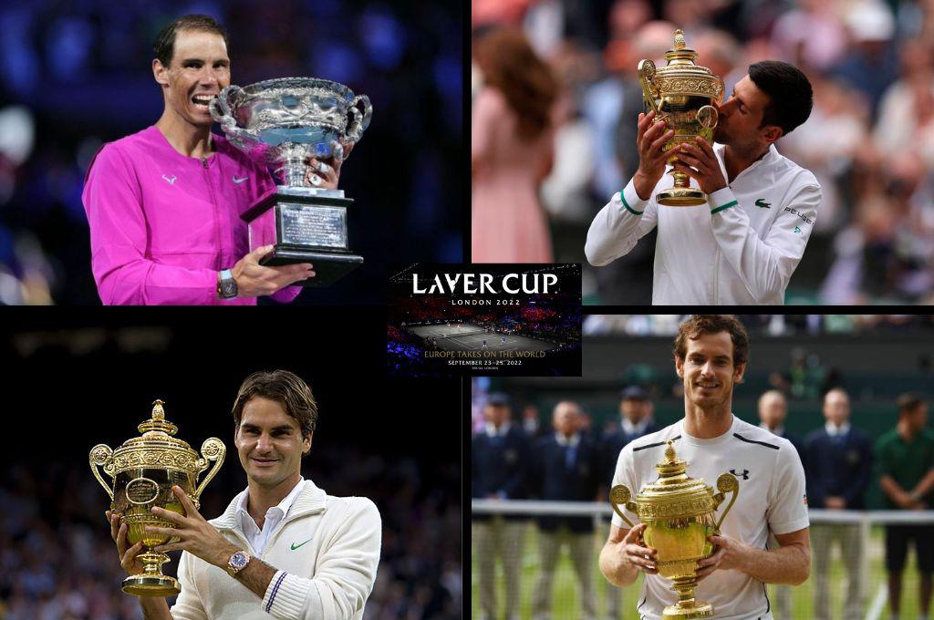 ¡Momento histórico para el tenis! Roger Federer, Novak Djokovic, Rafael Nadal y Andy Murray harán equipo en la Laver Cup 2022