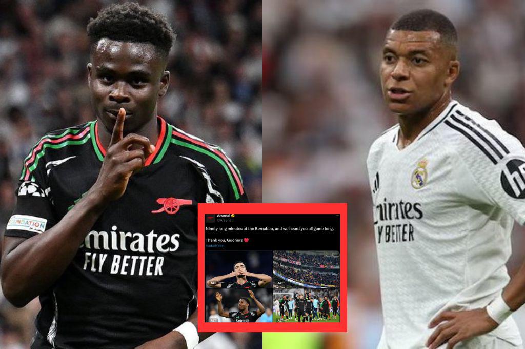 Los silenciaron: La tremenda burla del Arsenal al Real Madrid tras eliminarlos de Champions: 90 minutos en el Bernabéu...