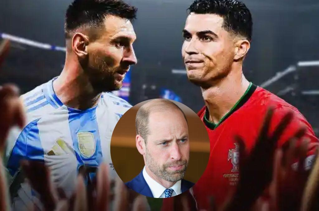 Príncipe de Inglaterra entra en el debate y responde si Cristiano es el mejor de la historia sobre Messi: “Tengo que ir con él”