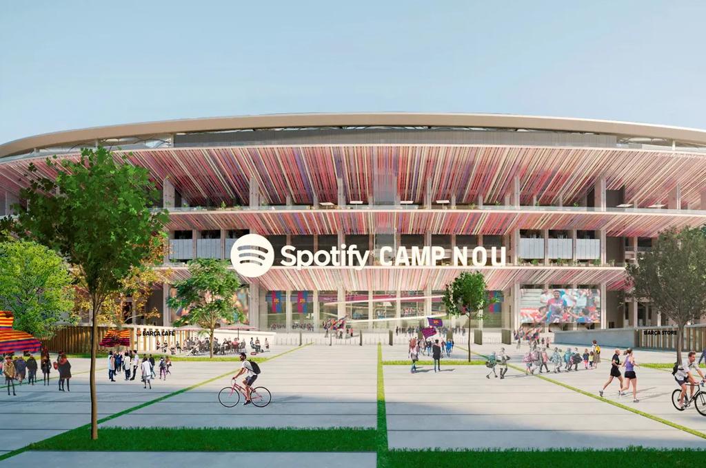 FC Barcelona renombrará su estadio y se llamará “Spotify Camp Nou” desde la próxima temporada