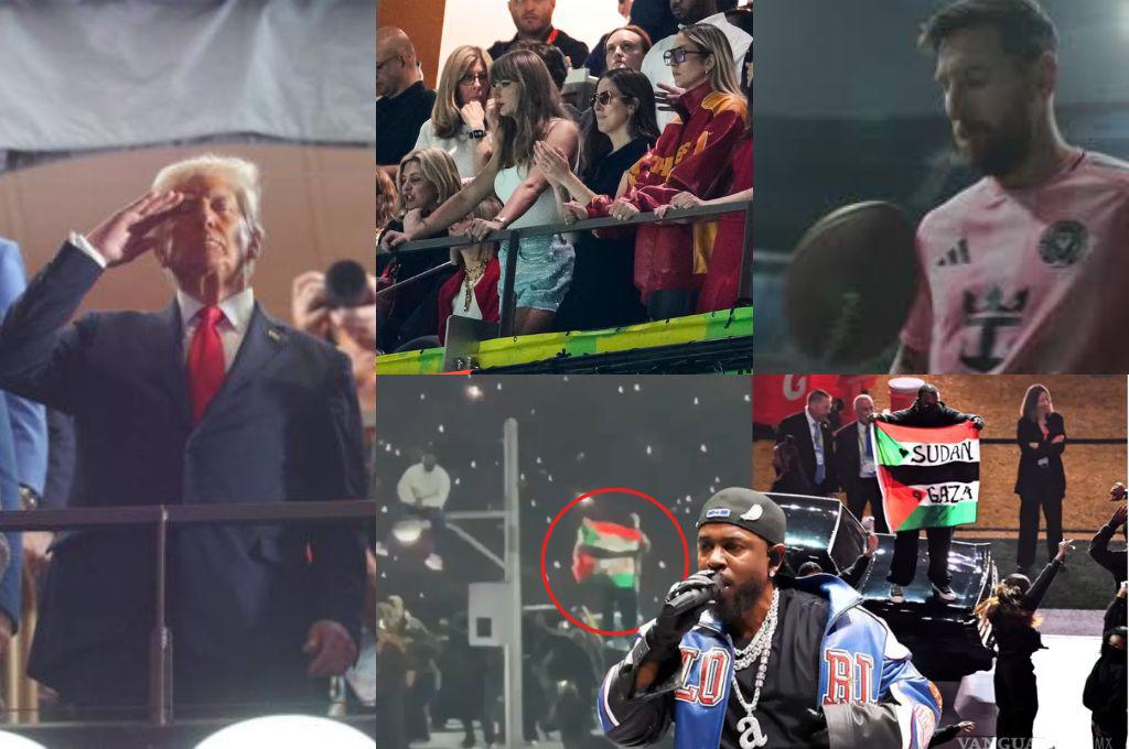 Trump se burló de Taylor Swift, el artista que fue detenido en el show de medio tiempo y lo que hizo Messi en el Super Bowl 2025