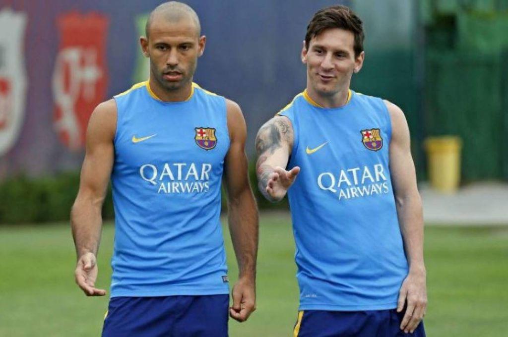 Mascherano llegó a Miami y fue recibido con tremendo abrazo; así le espera Messi y sus compañeros del Barcelona