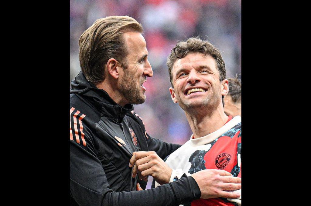 Harry Kane se volvió loco y el abrazo que todos deseaban ver: así fue el festejo del Bayern Múnich tras conseguir su título 34
