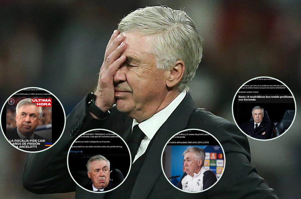“Escándalo mundial”, “está tranquilo”: así reacciona la prensa internacional sobre el caso de Carlo Ancelotti