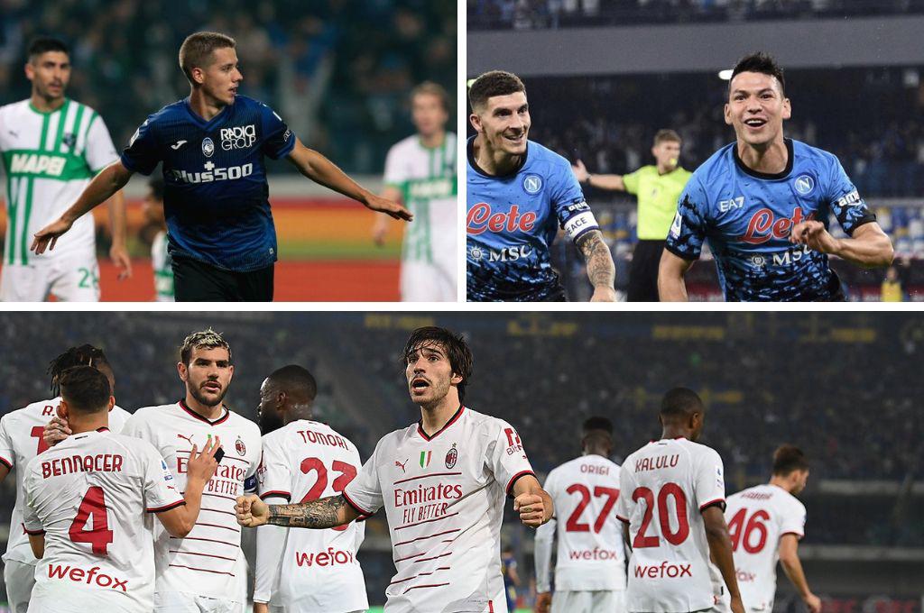 Napoli y Atalanta siguen imparables: Así queda la tabla de la Serie A, tras haberse disputado la jornada 10