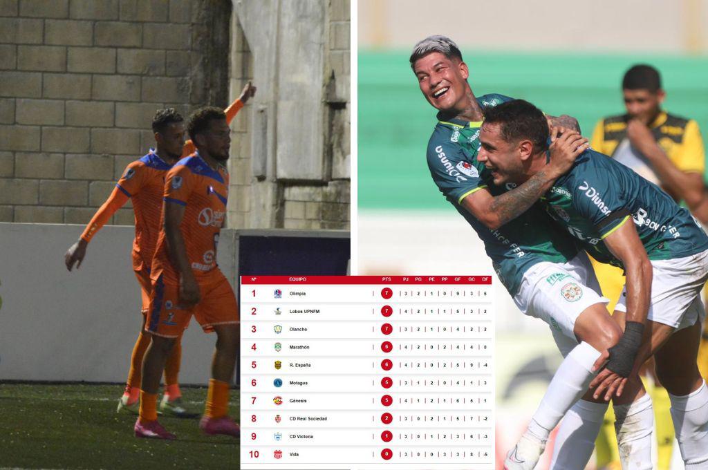 Tabla de posiciones del torneo Apertura 2023: UPNFM alcanza al Olimpia y Marathón sumó de tres en el derbi ante Real España