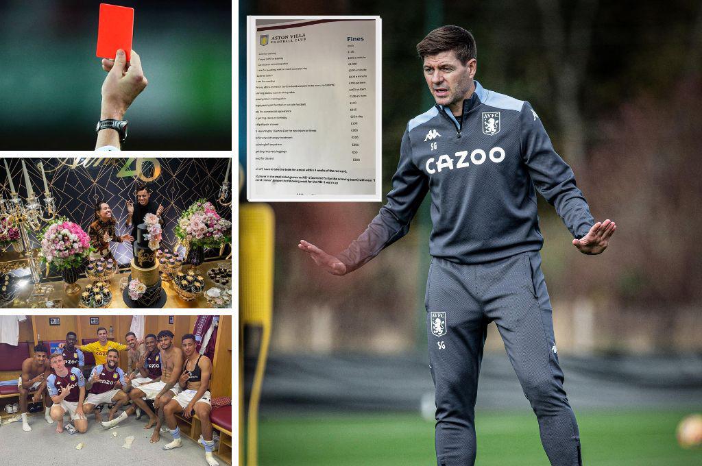 ¡Increíble! Las inusuales reglas de Steven Gerrard en el Aston Villa: Esto pasa si se va mal vestido ¿Y si le sacan tarjeta roja?
