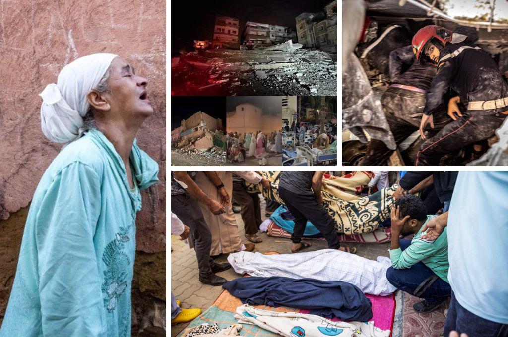 Desgarradoras imágenes: Así fue el terremoto de magnitud 7 que destruyó parte de Marruecos y que dejó más de mil muertos